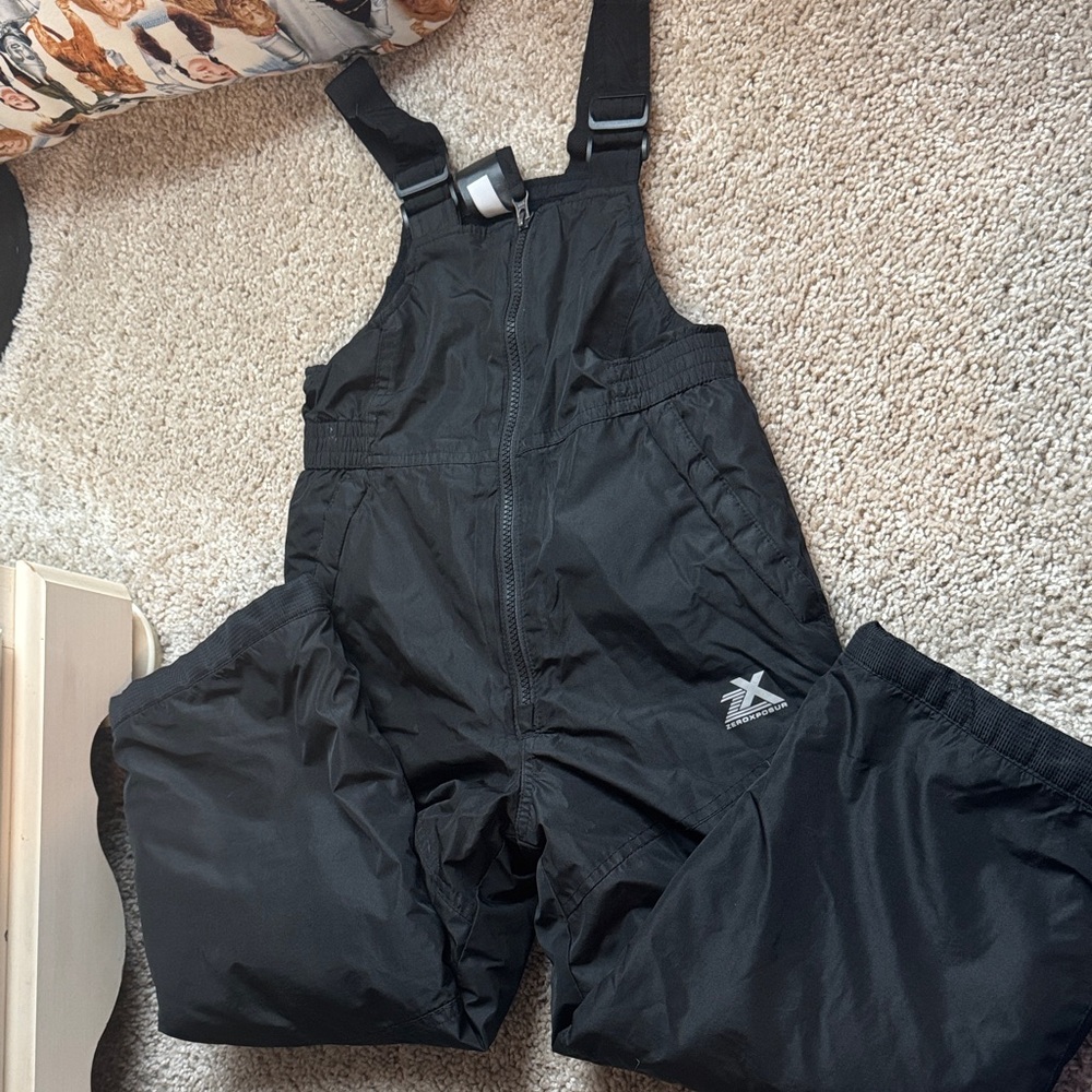 ZeroXposur Black Snow Bib with Zipper